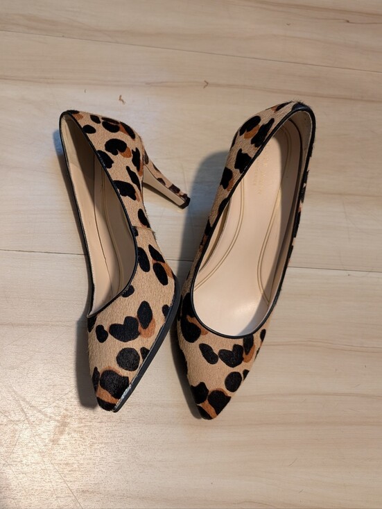 Cole Haan Shoes - Cole Hann Nike Animal Print Pointed Toe Classic Pumps Heel